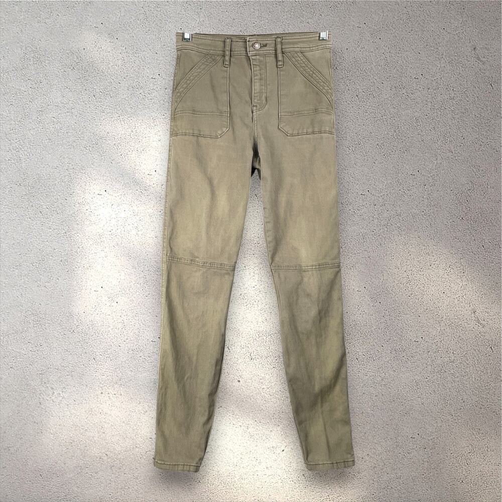 Abercrombie & Fitch Skinny Jeans Women’s 0 W25 Khaki Slim Cargo Gorpcore Utility